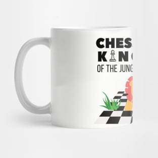 Chess king with lion for kids Mug